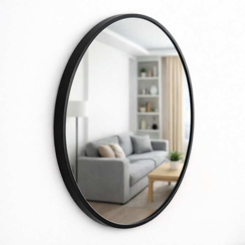 Metal Çerçeveli Yuvarlak Dekor Ayna ile Mekânlarınıza Modern Dokunuş | VEGA5008